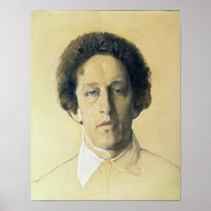 Portrait of Aleksandr Aleksandrovich Blok , 1907 Poster