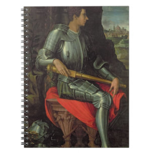 Portrait of Alessandro de' Medici, 1534 (oil on pa Notebook