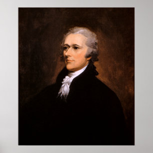Portrait of Alexander Hamilton by John Trumbull Poster