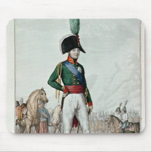 Portrait of Alexander I Pavlovich  with his Army Mouse Mat