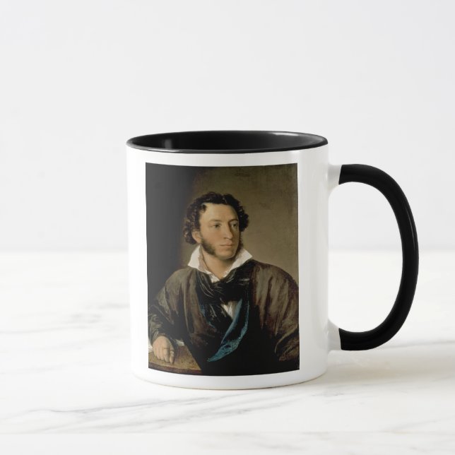 Portrait of Alexander Pushkin Mug (Right)