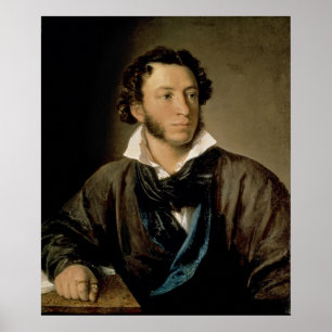 Portrait of Alexander Pushkin Poster