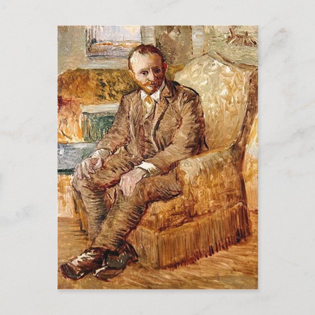 Portrait of Alexander Reid, Van Gogh Fine Art Postcard (Front)