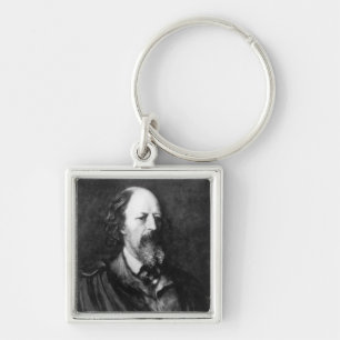 Portrait of Alfred, Lord Tennyson c.1860s Key Ring