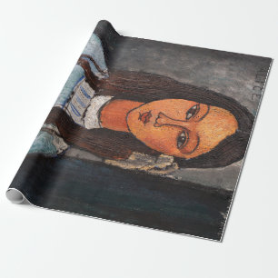 Portrait of Alice, Modigliani Wrapping Paper