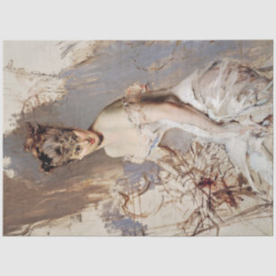 Portrait of Alice Regnault (Female Beauty) Tissue Paper
