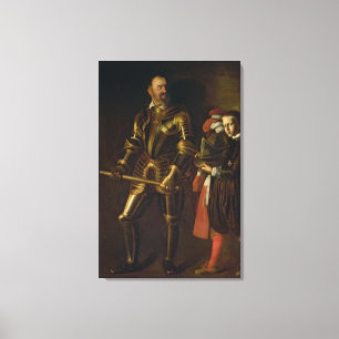 Portrait of Alof de Wignacourt, Grand Master of th Canvas Print