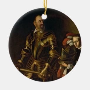 Portrait of Alof de Wignacourt, Grand Master of th Ceramic Tree Decoration