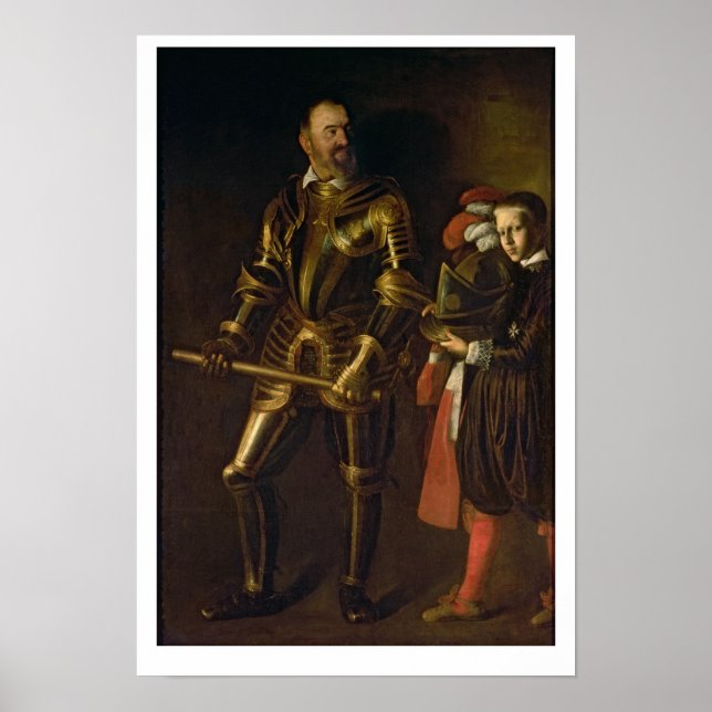 Portrait of Alof de Wignacourt, Grand Master of th Poster (Front)