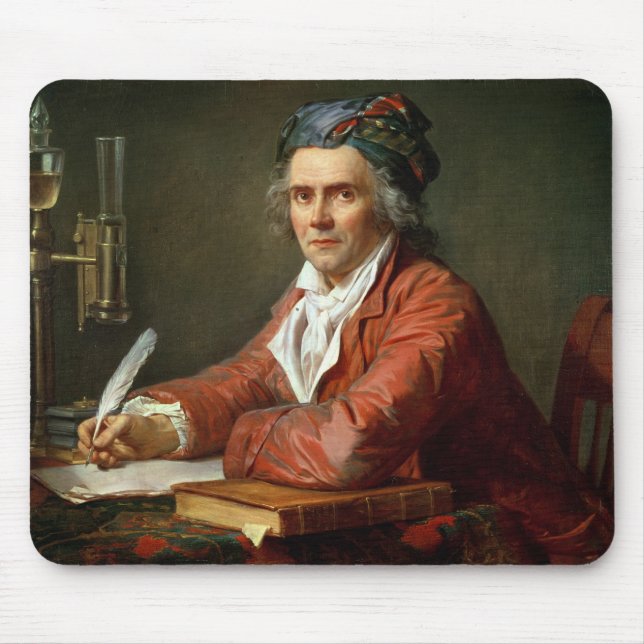 Portrait of Alphonse Leroy, 1783 Mouse Mat (Front)