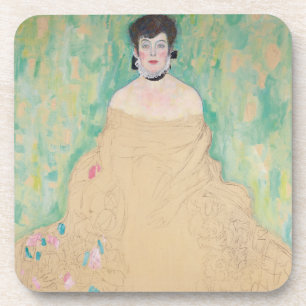 Portrait of Amalie Zuckerkandl by Gustav Klimt Coaster
