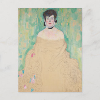 Portrait of Amalie Zuckerkandl by Gustav Klimt Postcard