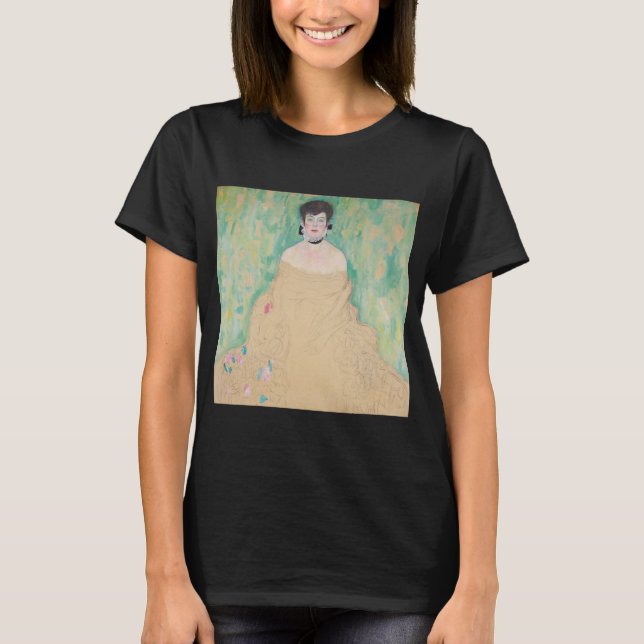 Portrait of Amalie Zuckerkandl by Gustav Klimt T-Shirt (Front)