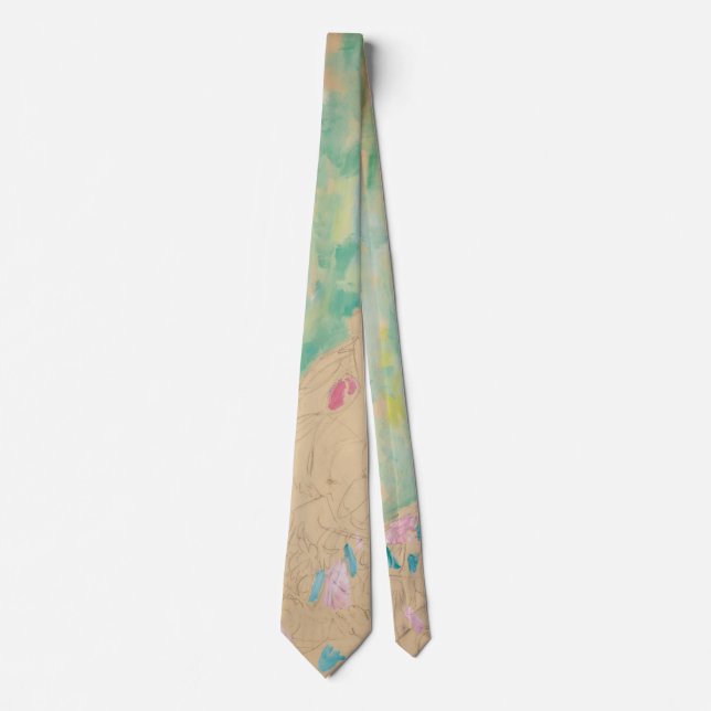 Portrait of Amalie Zuckerkandl by Gustav Klimt Tie (Front)