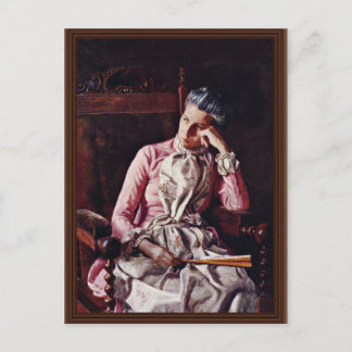 Portrait Of Amelia Van Buren By Thomas Eakins ( Postcard