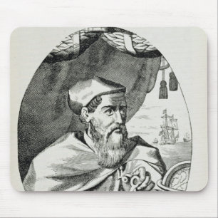 Portrait of Amerigo Vespucci Mouse Mat