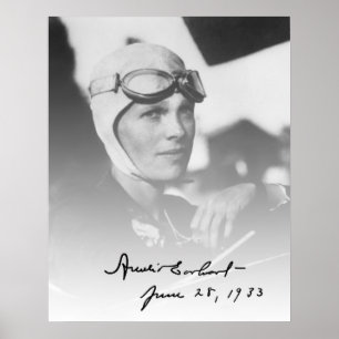 PORTRAIT of an AVIATRIX Poster