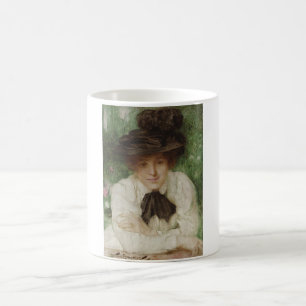 Portrait of an Edwardian Lady (Vintage Art) Coffee Mug