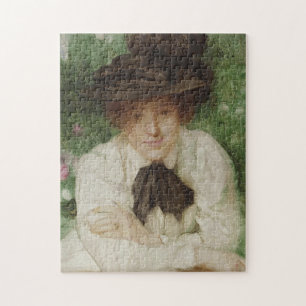 Portrait of an Edwardian Lady (Vintage Art) Jigsaw Puzzle
