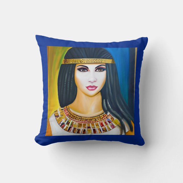 Portrait of an Egyptian Princess Cushion (Front)