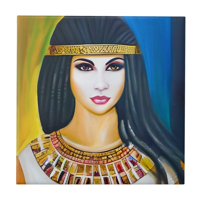 Portrait of an Egyptian Princess Tile (Front)