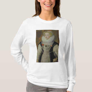 Portrait of an Elizabethan Lady with a Parrot T-Shirt