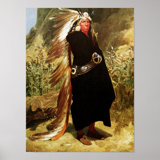 Portrait of an Indian Chief Poster (Front)