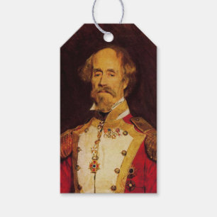 Portrait of an Old European Military General Gift Tags