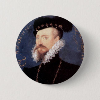 Portrait of an Unknown Gentleman, 1576 6 Cm Round Badge
