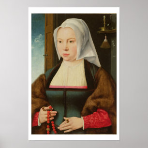 Portrait of an Unknown Lady, 1527 (oil on panel) Poster