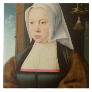 Portrait of an Unknown Lady, 1527 (oil on panel) Tile