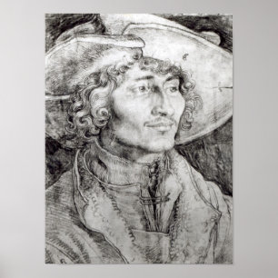 Portrait of an unknown man, 1521 poster