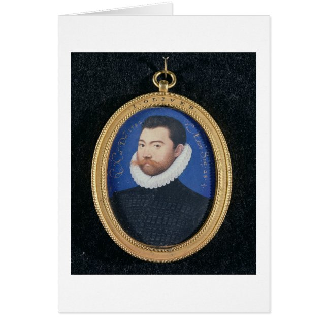 Portrait of an unknown man, aged 28, 1582 (w/c on (Front)