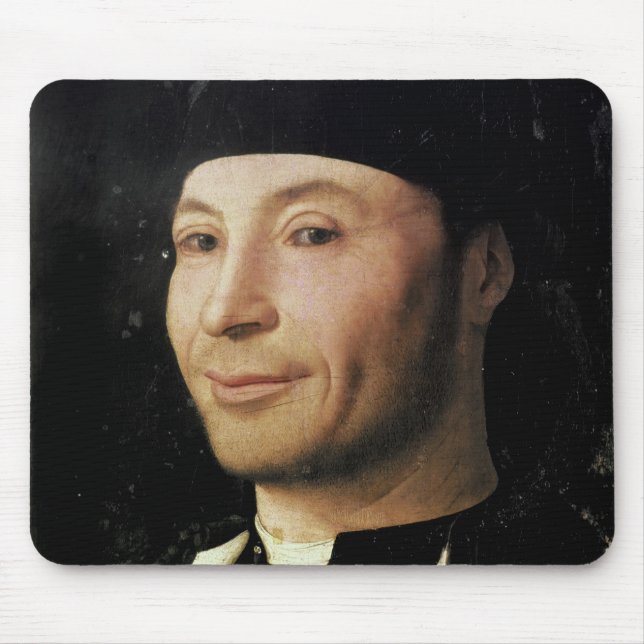 Portrait of an Unknown Man Mouse Mat (Front)