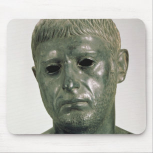 Portrait of an unknown Roman warrior, AD 30s Mouse Mat