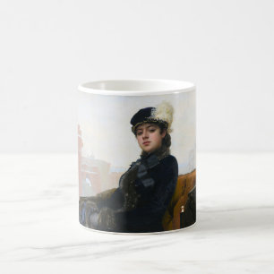 Portrait of an Unknown Woman, Ivan Kramskoi Coffee Mug