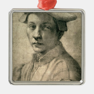 Portrait of Andrea Quaratesi, c.1532 Metal Tree Decoration