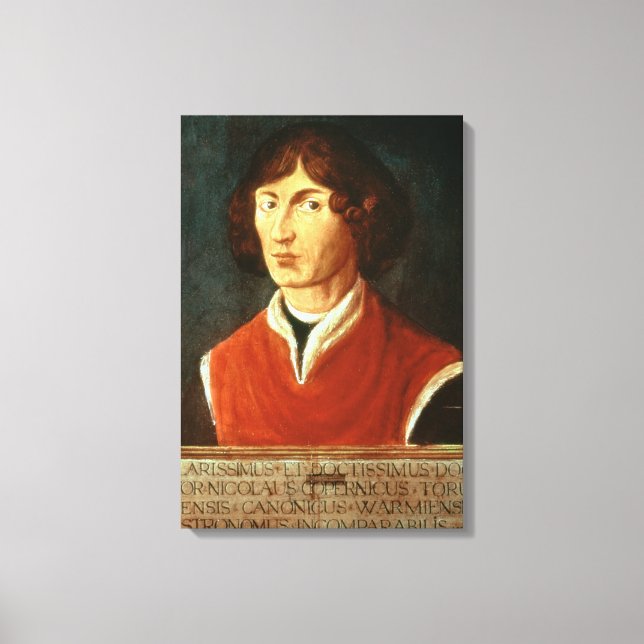 Portrait of Andreus Nikolaus Copernicus  1575 Canvas Print (Front)