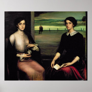 Portrait of Angeles and Fuensanta Poster