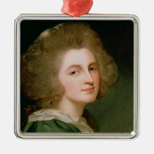 Portrait of Ann Barbara Russell Metal Tree Decoration