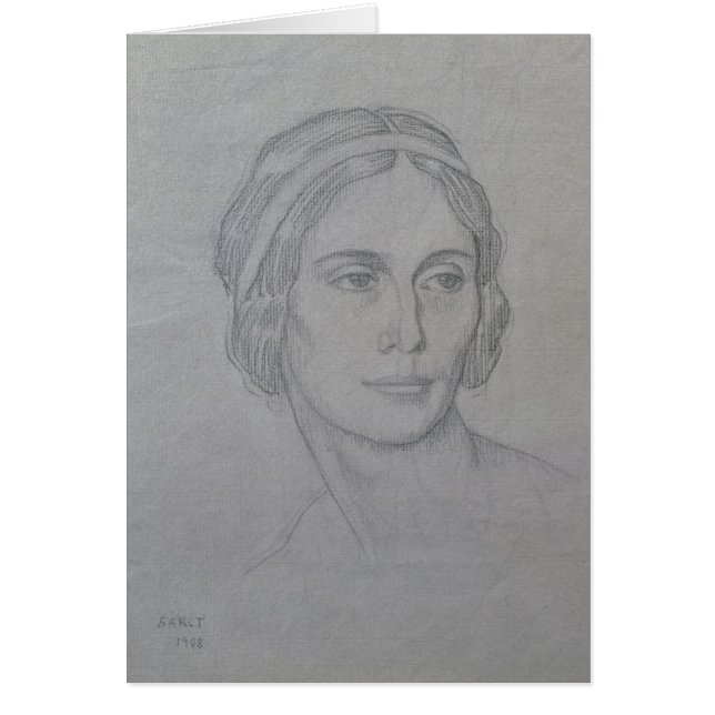 Portrait of Anna Pavlova , 1908 (Front)