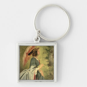 Portrait of Anna, the artist's daughter, 1860 Key Ring