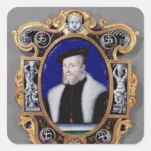 Portrait of Anne, First Duke of Montmorency Square Sticker