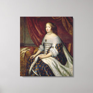 Portrait of Anne of Austria  Queen of France Canvas Print