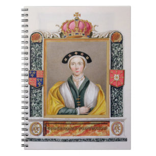 Portrait of Anne of Cleves (1515-57) 4th Queen of Notebook