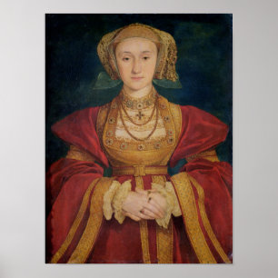 Portrait of Anne of Cleves 1539 Poster