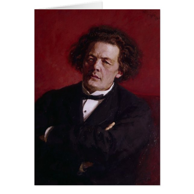 Portrait of Anton Grigoryevich Rubinstein, 1881 (Front)