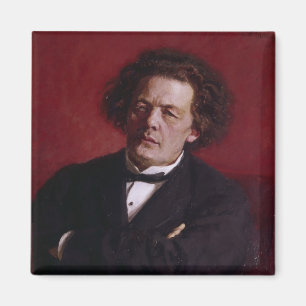 Portrait of Anton Grigoryevich Rubinstein, 1881 Magnet