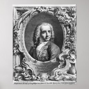 Portrait of Antonio Canaletto Poster