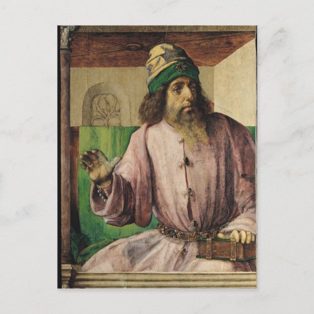 Portrait of Aristotle , c.1475 Postcard (Front)